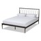 Baxton Studio Nano ModernBlack Finished Metal Platform Bed-Full 194-12298-ZORO - alternate 4